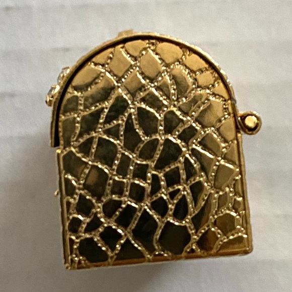 Holley Ross Porcelain Pitcher Elephant Vintage 22K Gold Art Miniature Lock - Picture 11 of 11